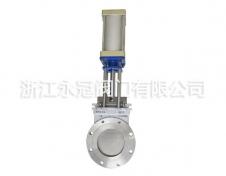 氣動不(bú)鏽鋼刀閘閥(fa)PZV73FH