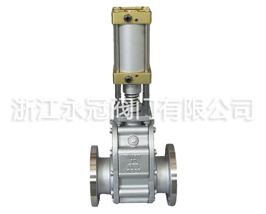 不鏽鋼(gāng)氣動出(chū)料閥